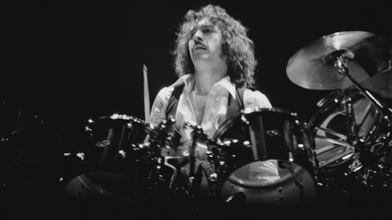 Albert Bouchard playing drums for Blue Oyster Cult