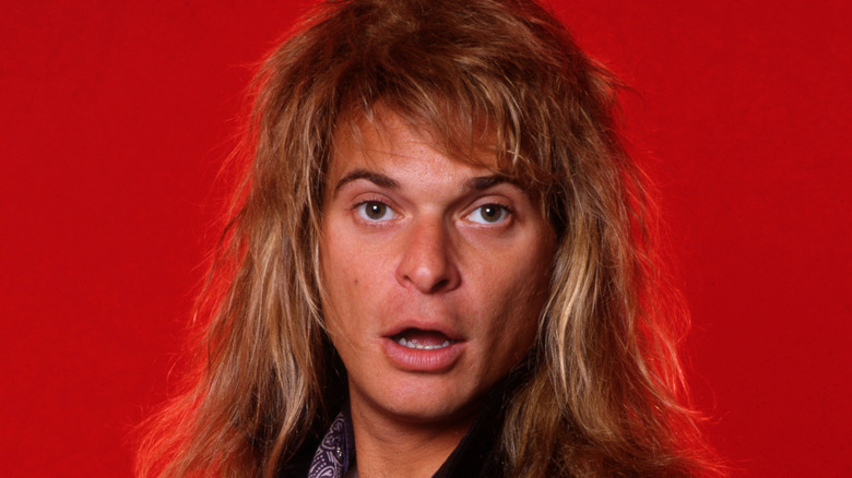 david lee roth mouth agape in mid-80s publicity shot