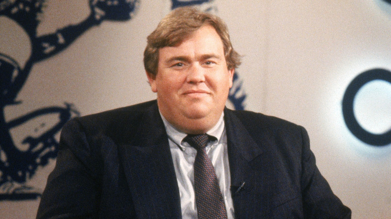 john candy grimacing during ESPN sports show