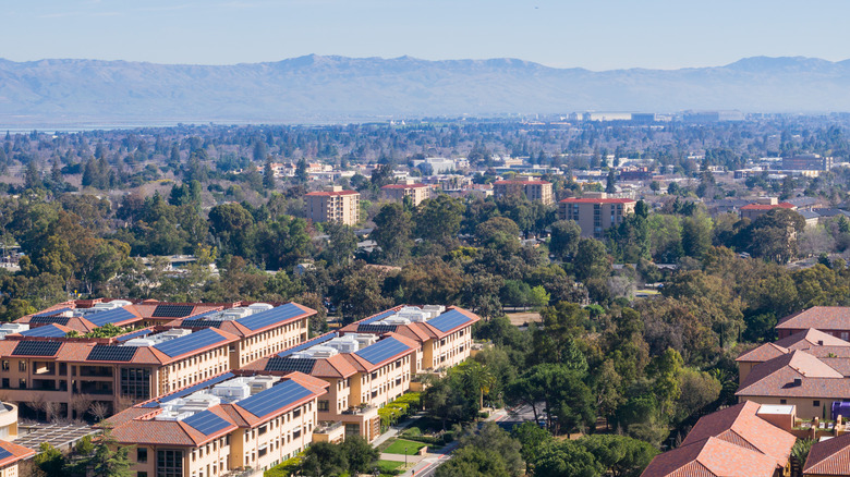 High view of Palo Alto