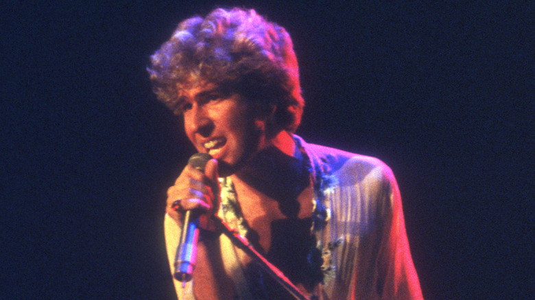 sammy hagar singing onstage in the '70s