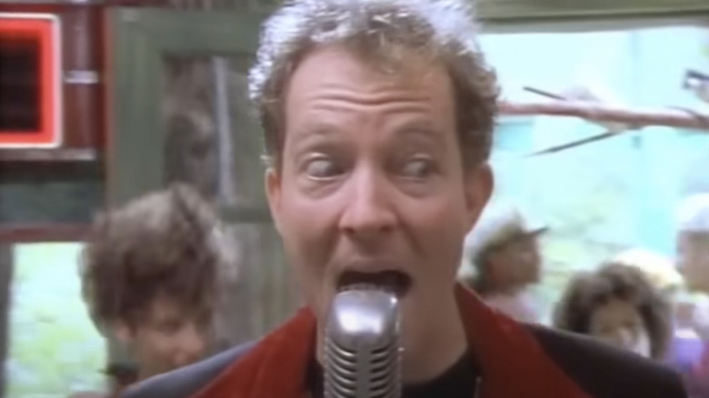 fred schneider singing in b-52's love shack video