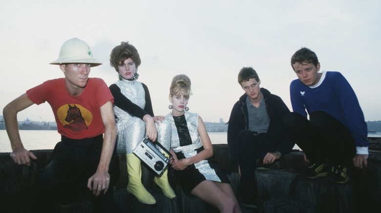 the b-52's in 1980s promo shot