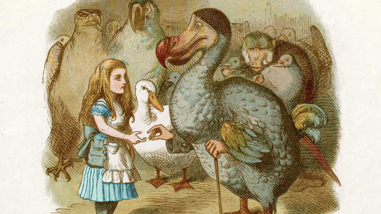 Illustration of Alice and the Dodo from Alice in Wonderland