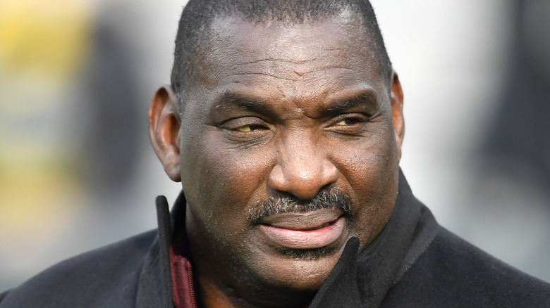 Doug Williams looking to the side