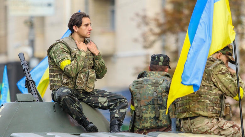 Ukrainian soldiers