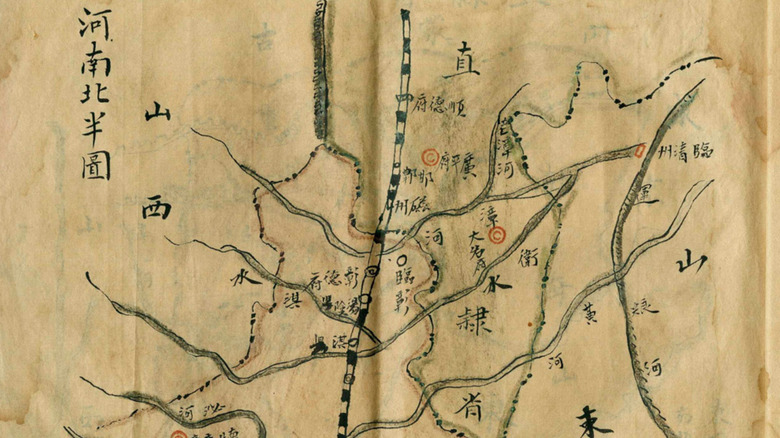 Qing dynasty map