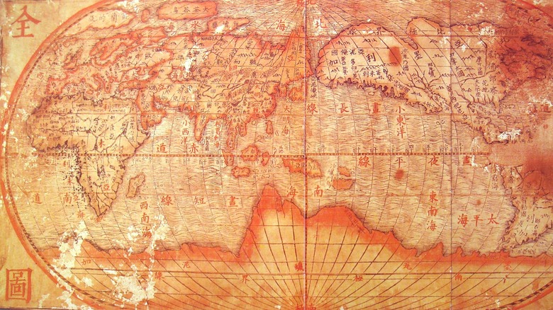 Jesuit Chinese map of the world