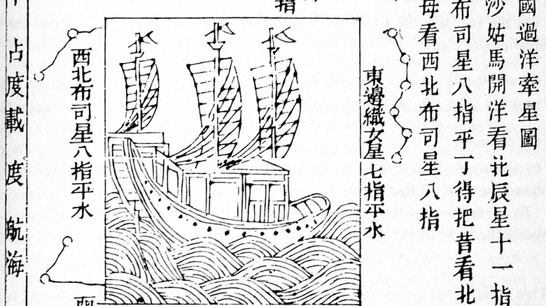 Mao Kun map with boat