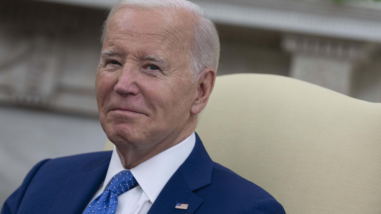 Joe Biden in the Oval Office