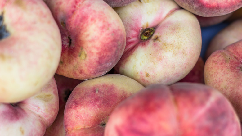 White peaches, Italy