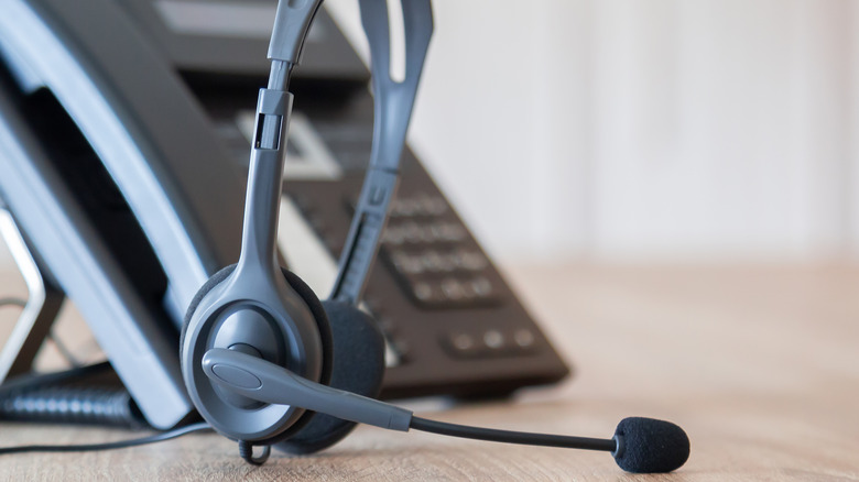 VOIP telephone with matching headset