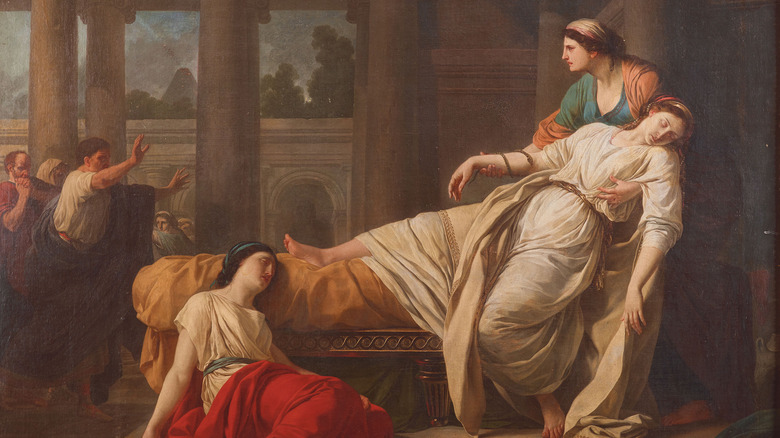 painting of The death of Cleopatra
