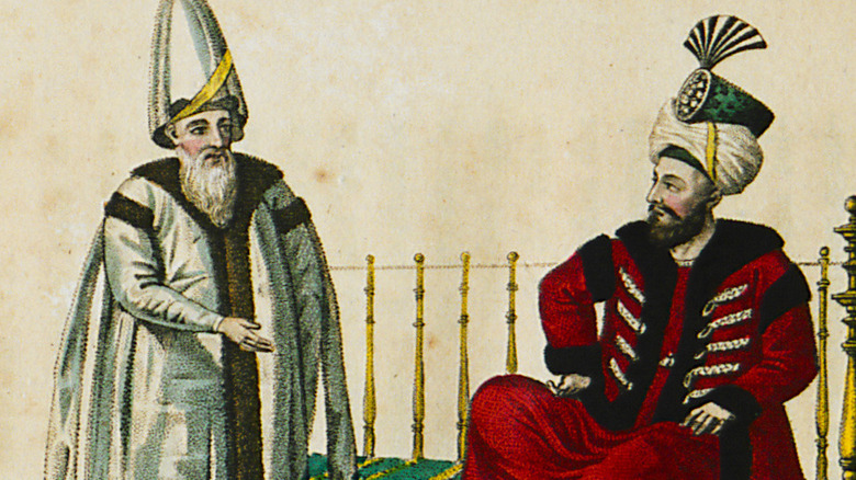 Ottoman Sultan and the Great Vizier, 1812