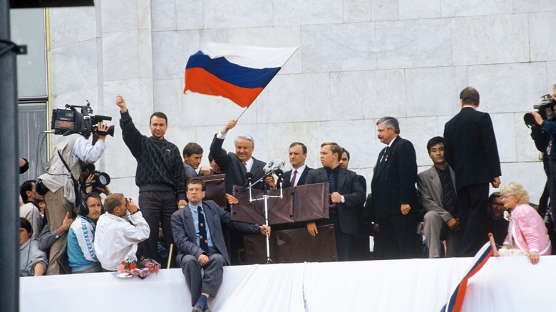 Boris Yeltsin, 1991