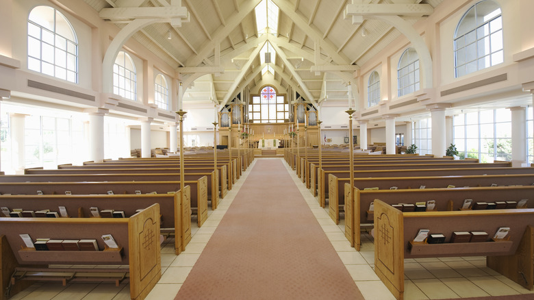 Modern Catholic Church interior