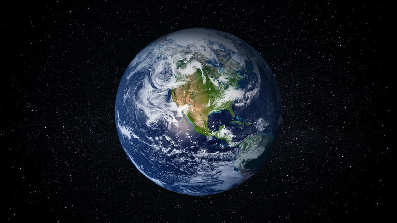 The Earth in space