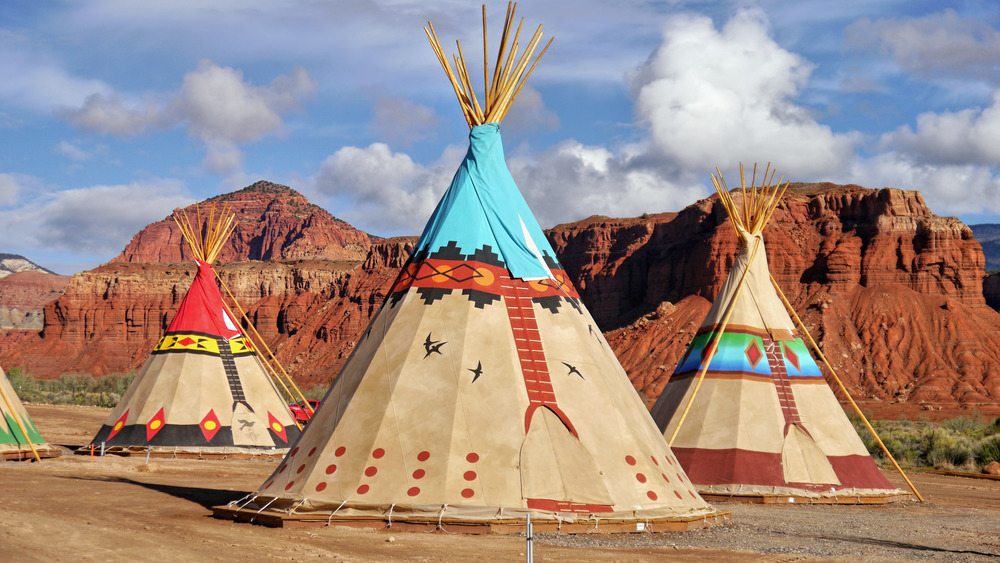 Native American teepee