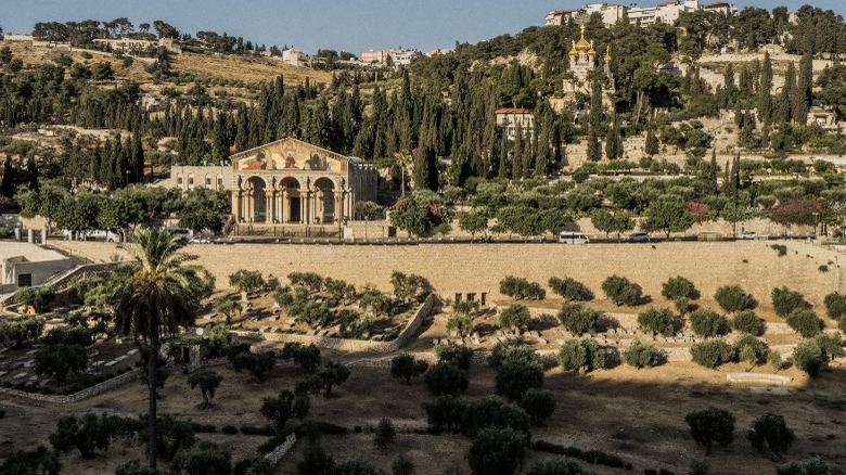 Gethsemane hill and church