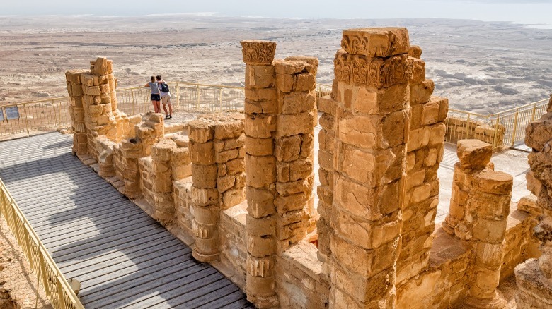 Masada aerial view