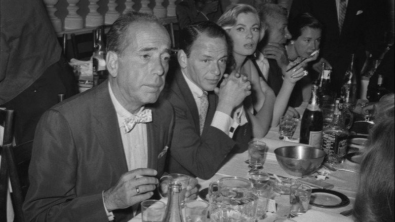 Humphrey Bogart, Frank Sinatra at Romanoffs
