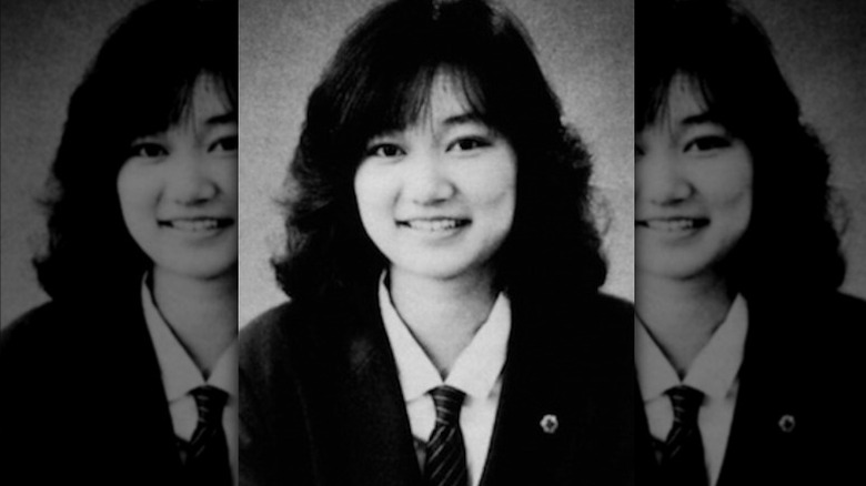 Junko Furuta smiling yearbook photo