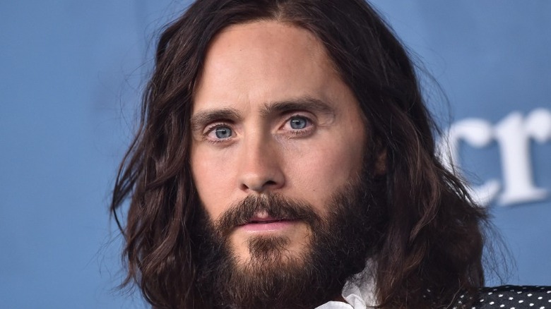 Jared Leto staring at camera