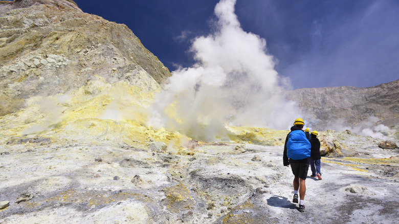 Exploring Whakaari Island