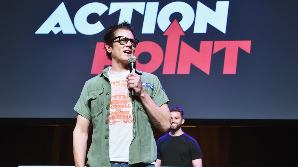 Johnny Knoxville promoting Action Point