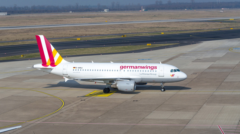 Germanwings airbus on runway