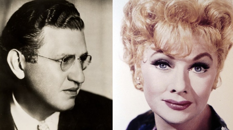 David Selznick and Lucille Ball