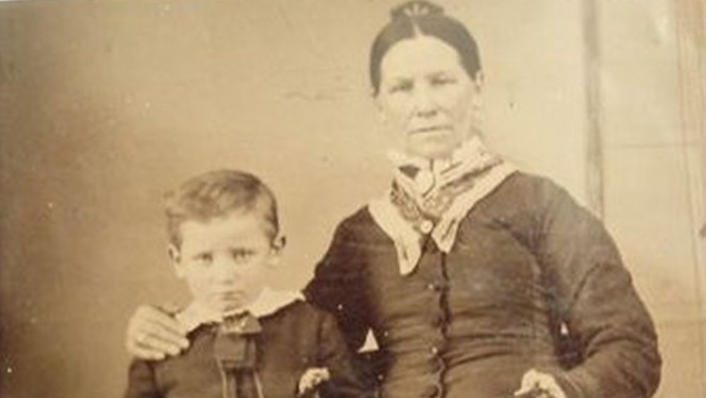 Wyatt Earp and his mother