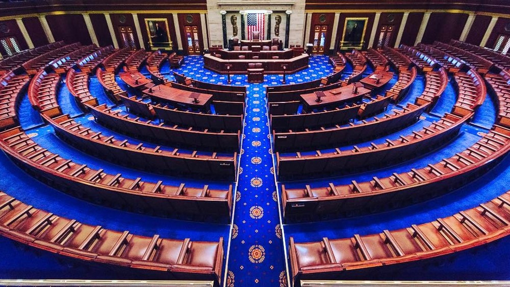 United States House of Representatives chamber at the United States Capitol in Washington, D.C..