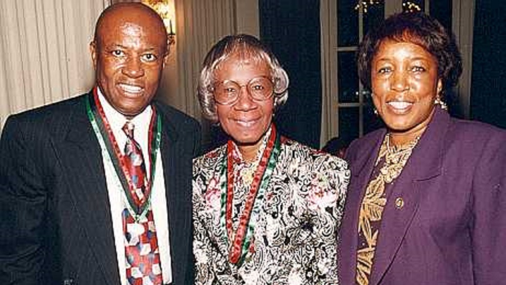 Shirley Chisholm with Congressman Edolphus Towns and Gwen Towns