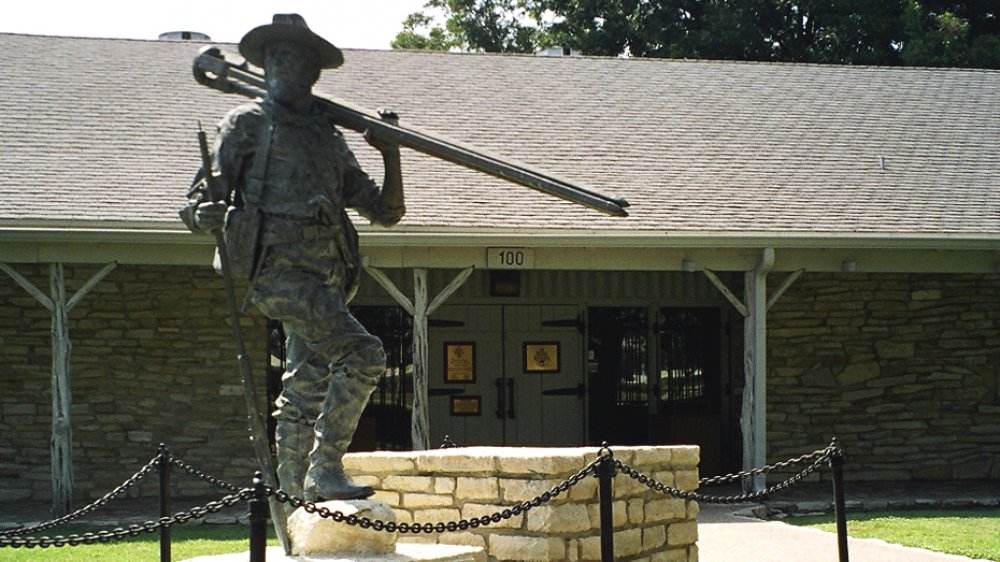 The entrance to the Texas Ranger museum