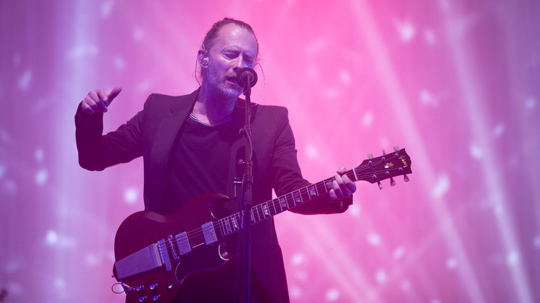 Thom Yorke at Glastonbury 2017