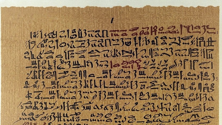 Eber papyrus ancient medical text