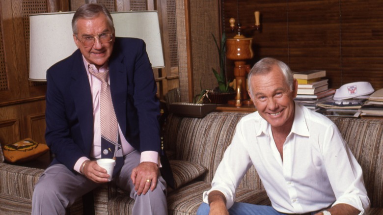 Ed McMahon and Johnny Carson