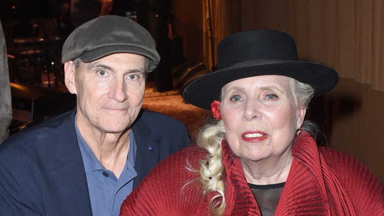 Joni Mitchell and James Taylor