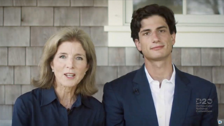 Caroline Kennedy and her son John Schlossberg