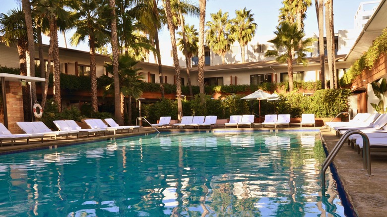 Hollywood Roosevelt hotel pool