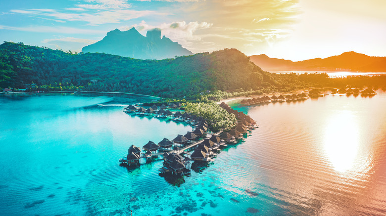 The Pacific Ocean from Tahiti