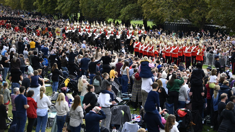 Queen Elizabeth II's funeral procession to Windsor
