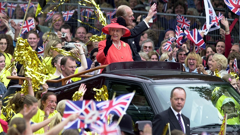 Queen Elizabeth II and Prince Philip in 2002