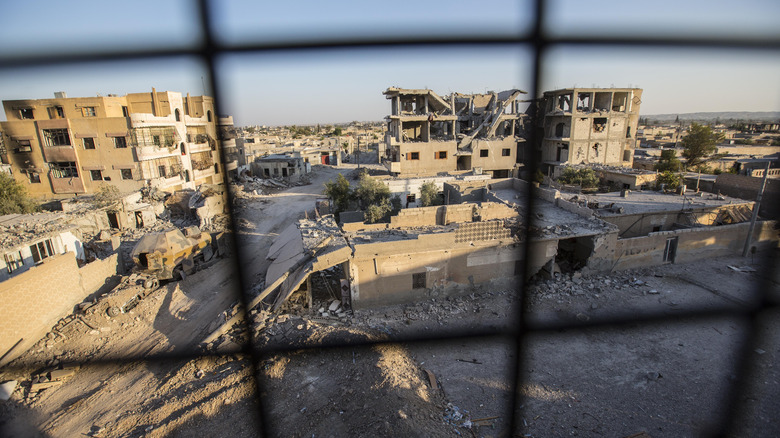 frontlines of Raqqa