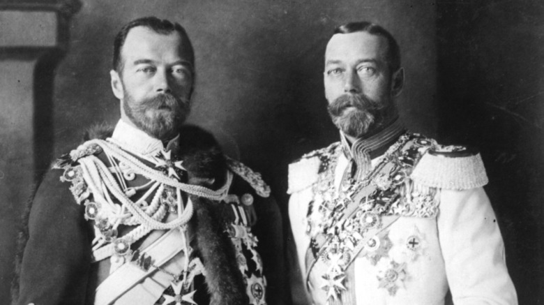 Tsar Nicholas II and King George V