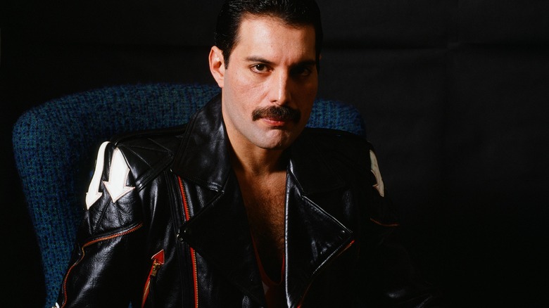 Freddie Mercury with mustache