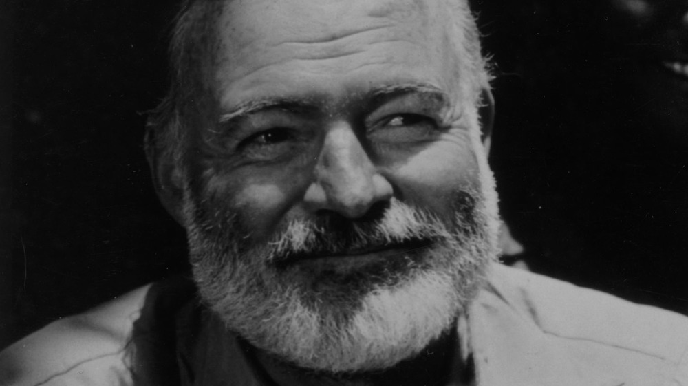 Ernest Hemingway smiling