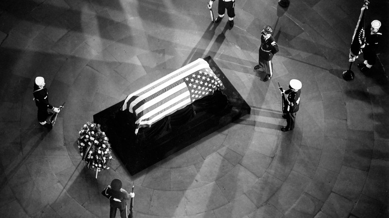 JFK lying in state