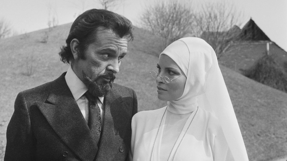 Richard Burton and Raquel Welch in "Bluebeard"